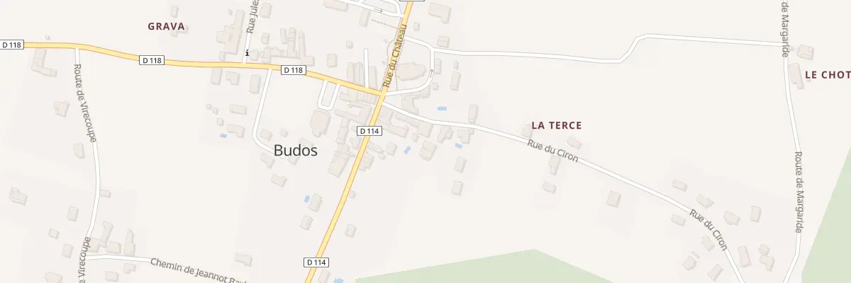 Plan du 6 Rue du Ciron à Budos
