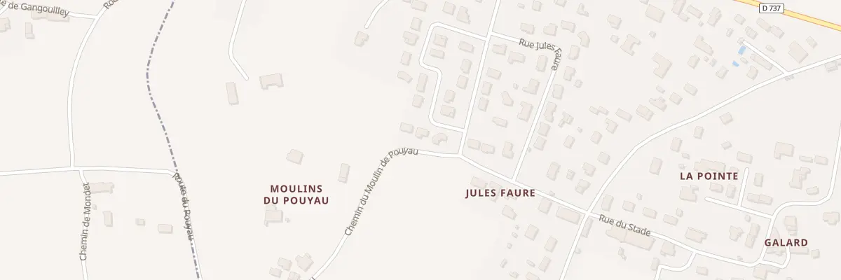Plan du 19B Che des Moulins du Pouyau à Cadillac-en-Fronsadais