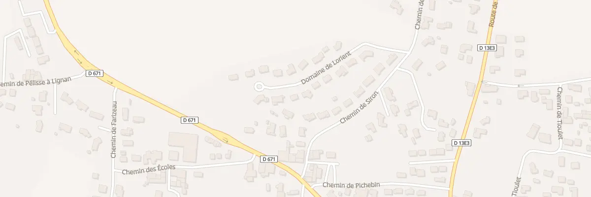 Plan du 7 Lot Domaine de Lorient à Sadirac