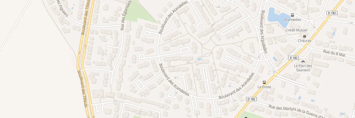 Plan du 76 Bd des Arandelles à Chauray