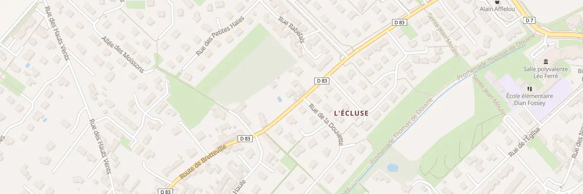 Plan du 72 Rue du Chemin du Bord à Douvres-la-Délivrande
