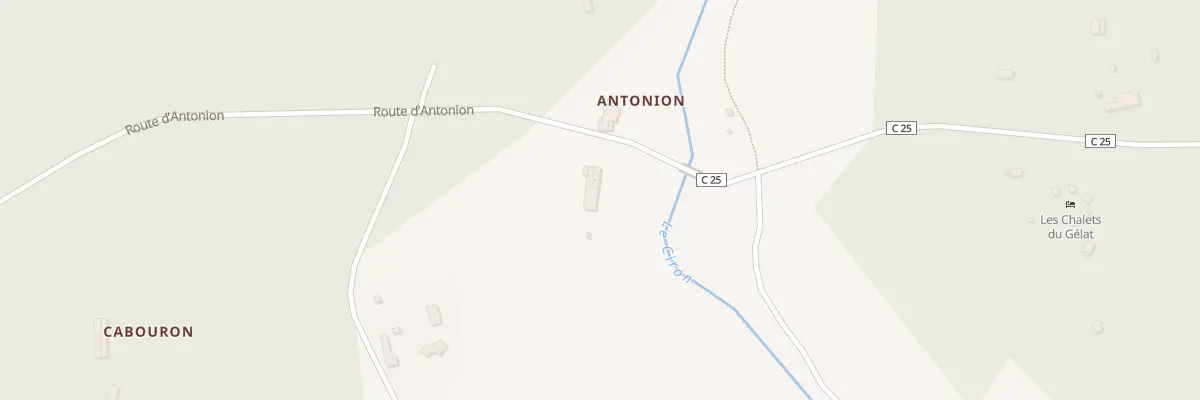 Plan du 400 Antonion à Noaillan