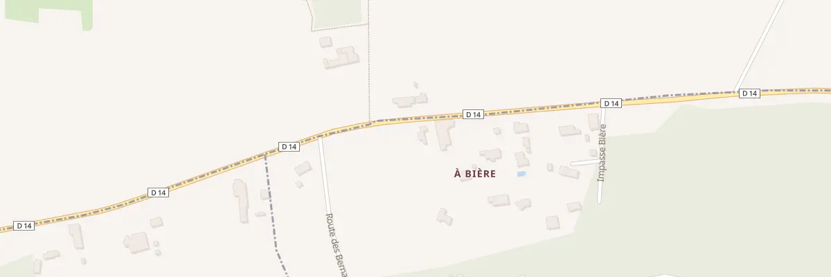 Plan du 16 A Bière à Saint-Genès-de-Lombaud