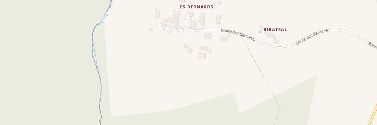 Plan du 73 Aux Bernards à Saint-Genès-de-Lombaud