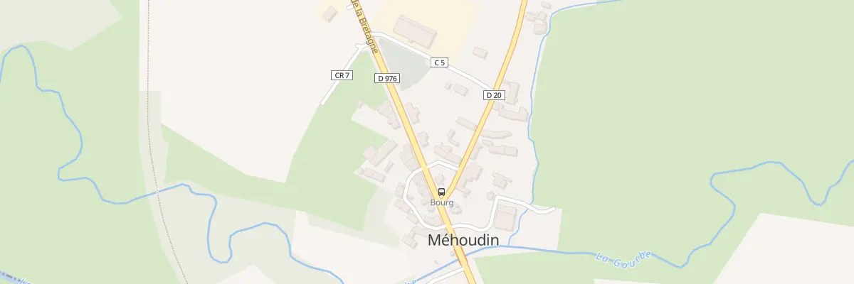 Plan du 64 Rte de la Bretagne à Méhoudin