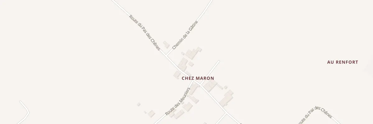 Plan du 14A Rte du Pas des Chenes à Réaux sur Trèfle