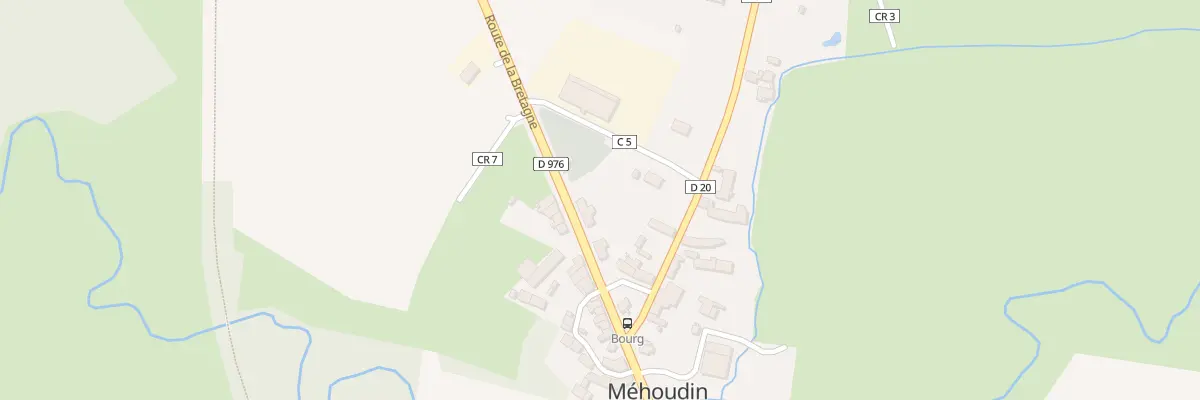 Plan du 25 Memoudin à Méhoudin