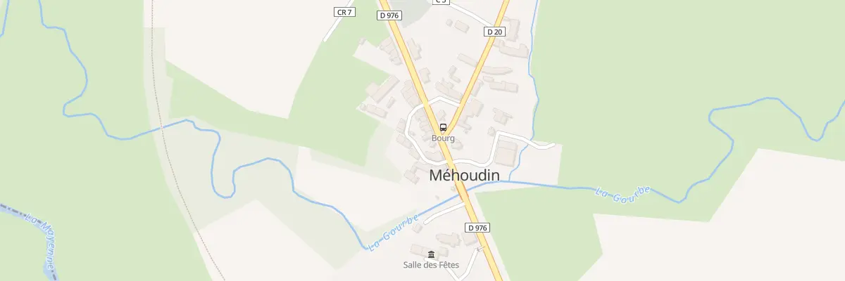 Plan du 3 Rte de la Bretagne à Méhoudin