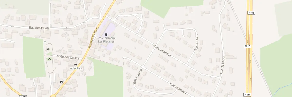 Plan du 168 Rue Lamartine à Cavignac