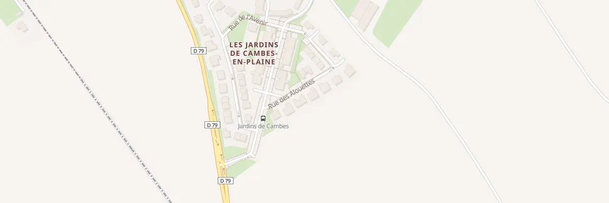 Plan du 8 Rue des Alouettes à Cambes-en-Plaine