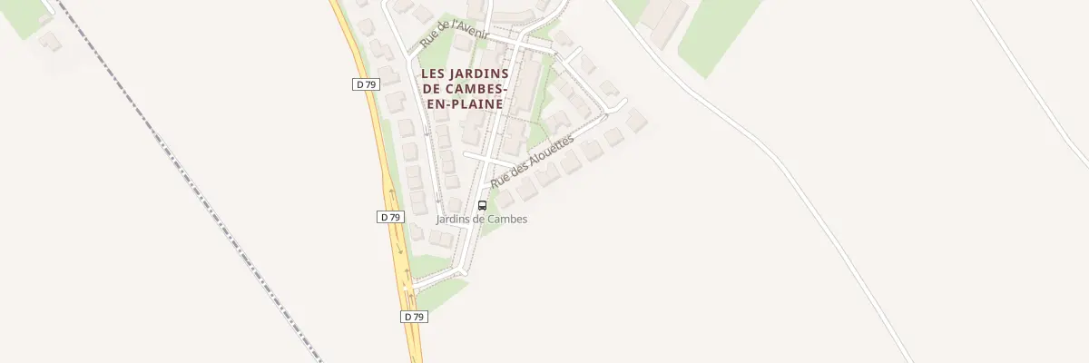 Plan du 6 Rue des Alouettes à Cambes-en-Plaine