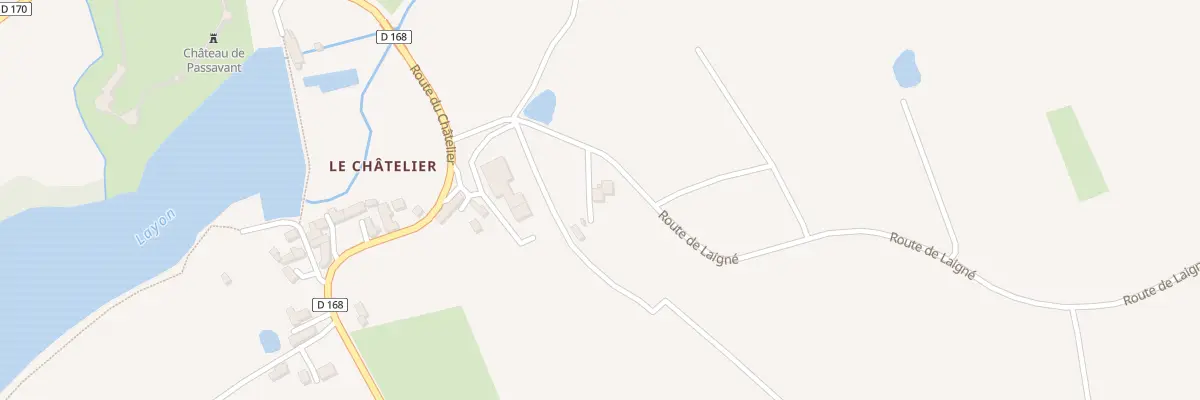 Plan du 158 Rte de Laigné à Passavant-sur-Layon