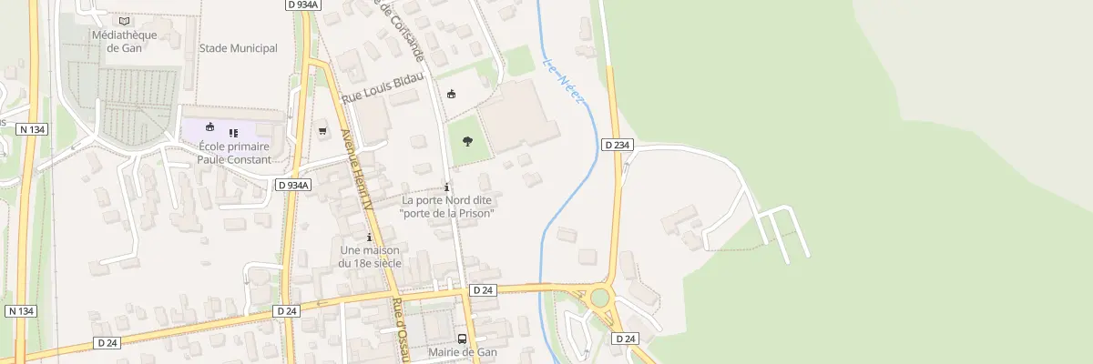 Plan du 5 Rue du Neez à Gan