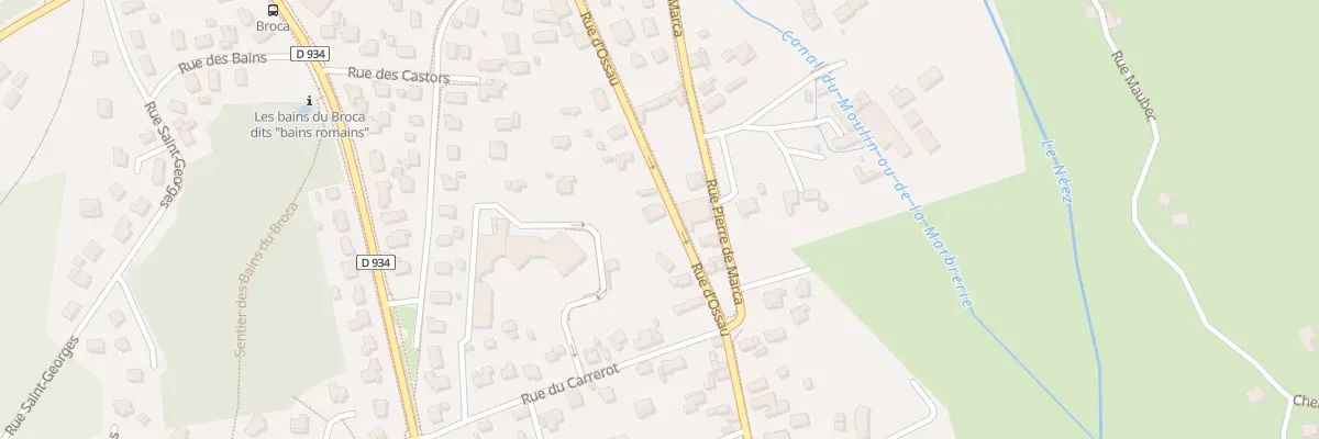 Plan du 92 Rue d’Ossau à Gan