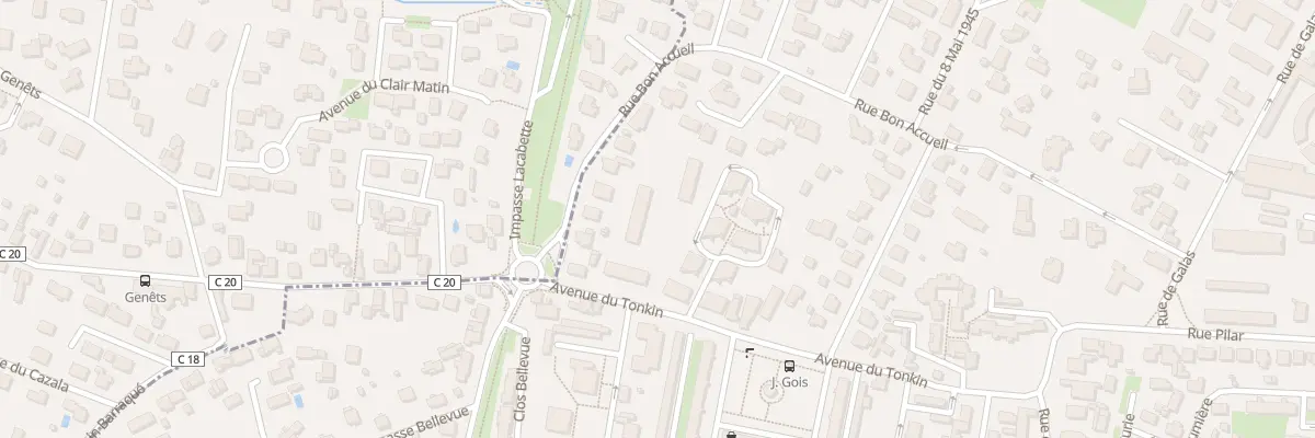 Plan du 24B Av du Tonkin à Billère