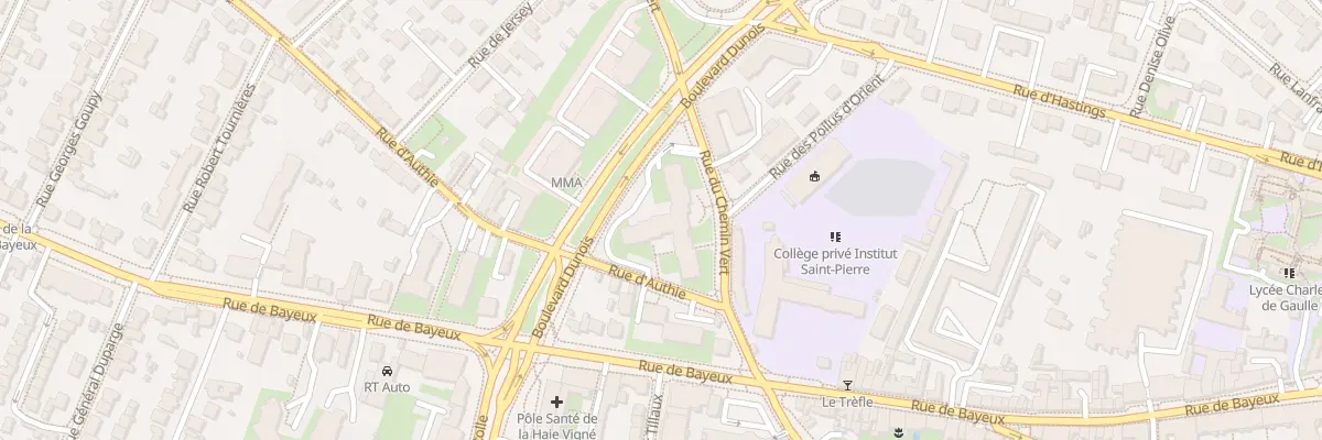 Plan du 5 Rue du Chemin Vert à Caen