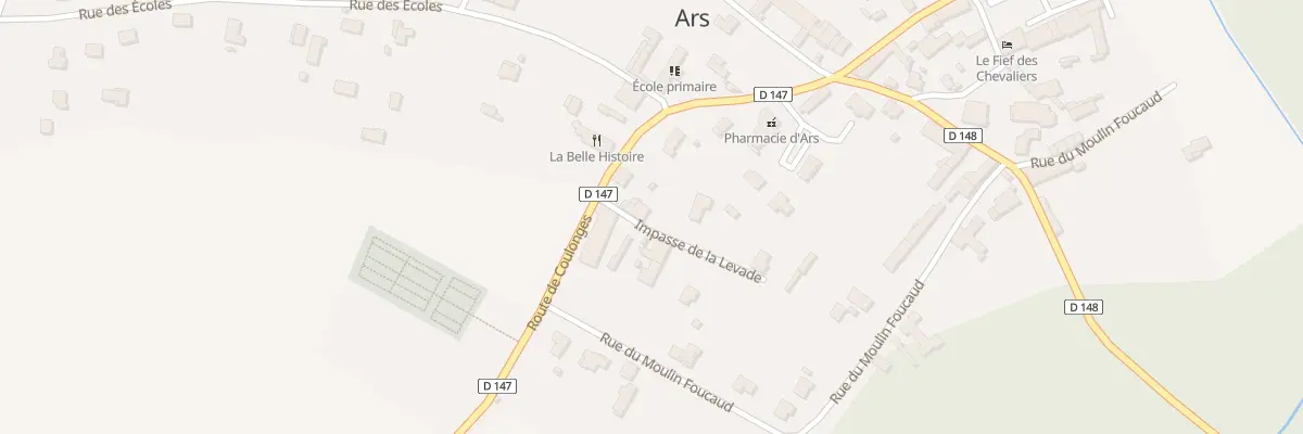 Plan du 1 Imp de la Levade à Ars