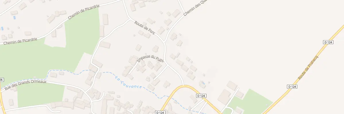 Plan du 90 Rte de Fors à Juscorps