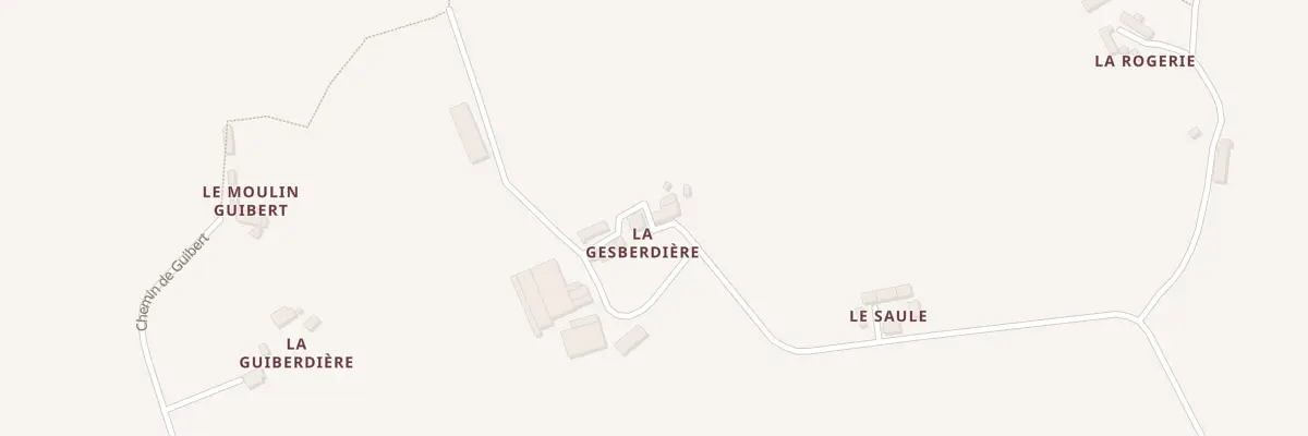 Plan du 1065 Che de la Gesberdière à Champgenéteux