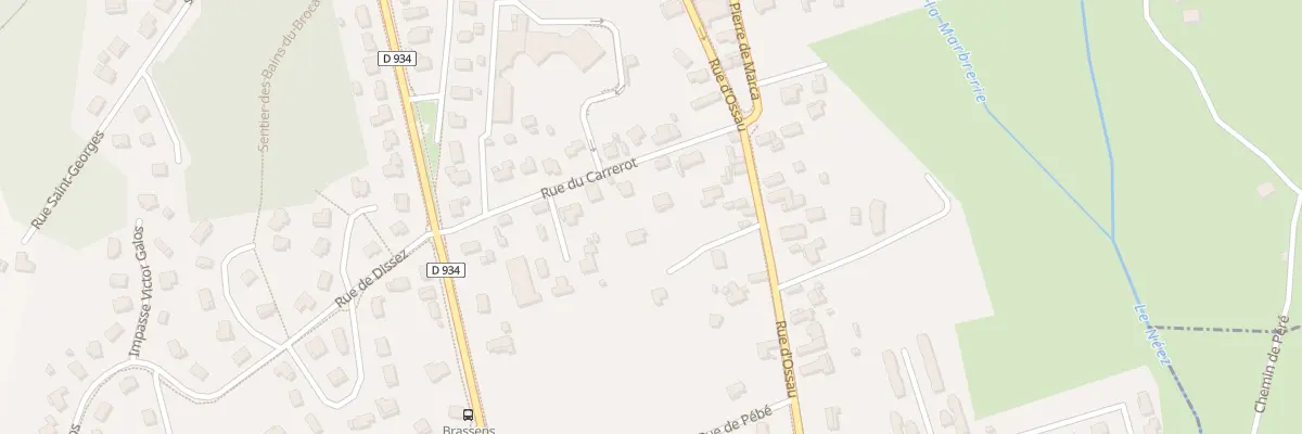 Plan du 7 Rue du Carrerot à Gan