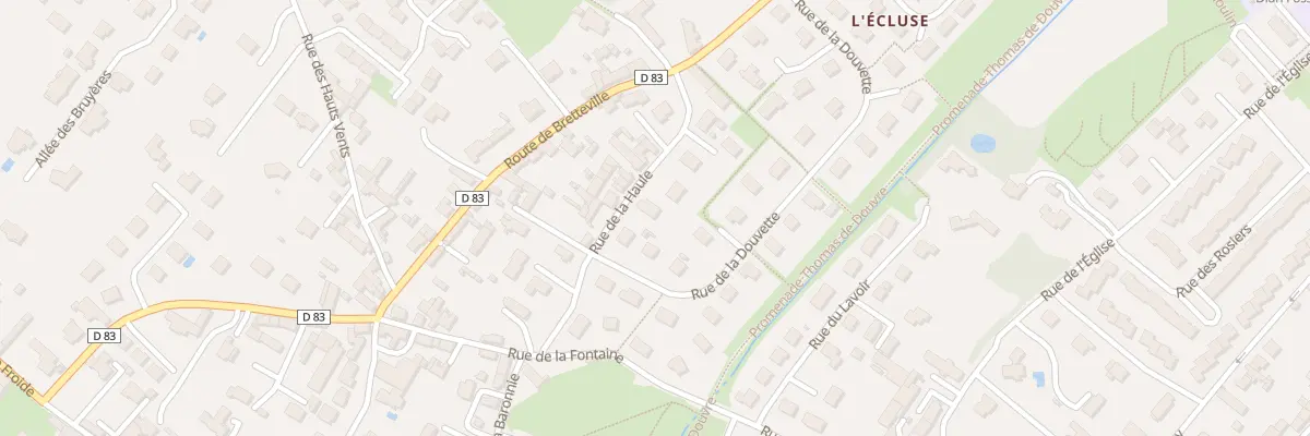 Plan du 13 Rue de la Haule à Douvres-la-Délivrande