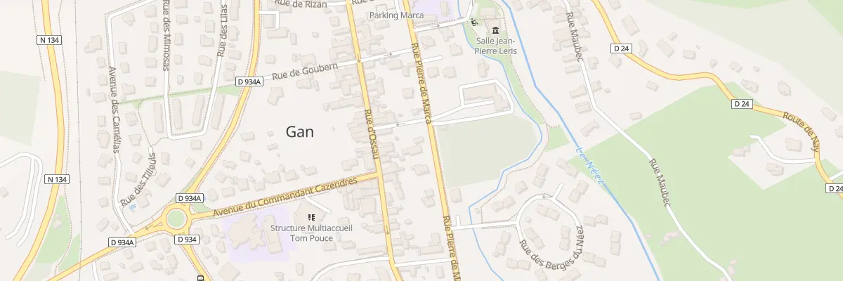 Plan du 41 Rue d’Ossau à Gan