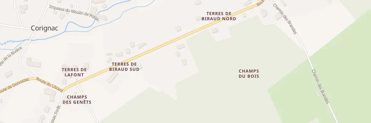 Plan du 10 Rte de Chepniers à Corignac