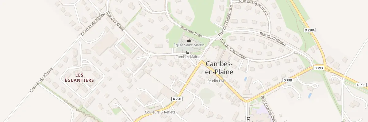 Plan du 5 Pl de l’Amitié à Cambes-en-Plaine