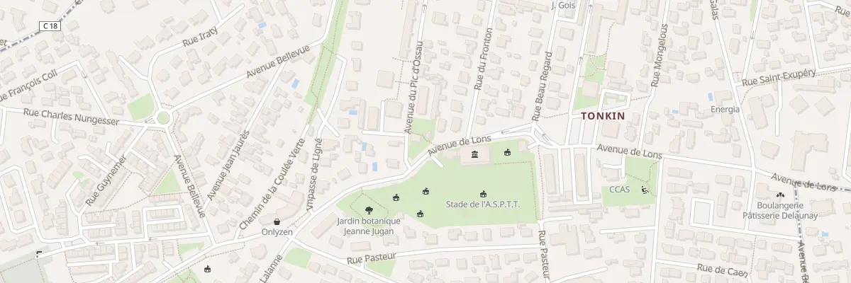 Plan du 2B Av du pic d’Ossau à Billère