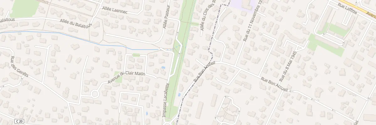 Plan du 34 Rue Bon Accueil à Lons