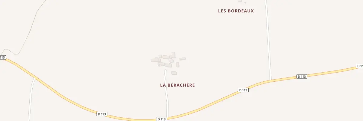 Plan du 5076 La Berachere à Hardanges