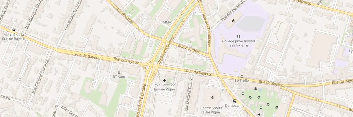 Plan du 160 Rue de Bayeux à Caen