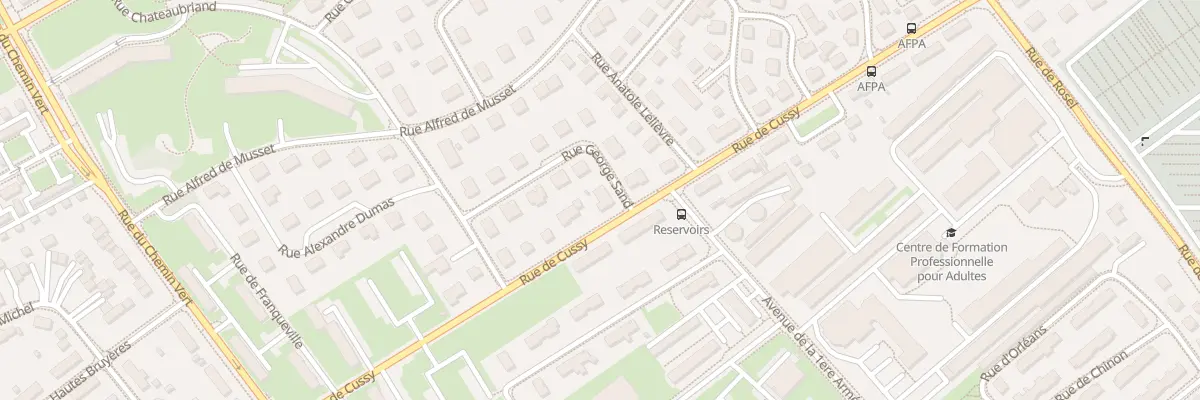 Plan du 1 Rue George Sand à Caen