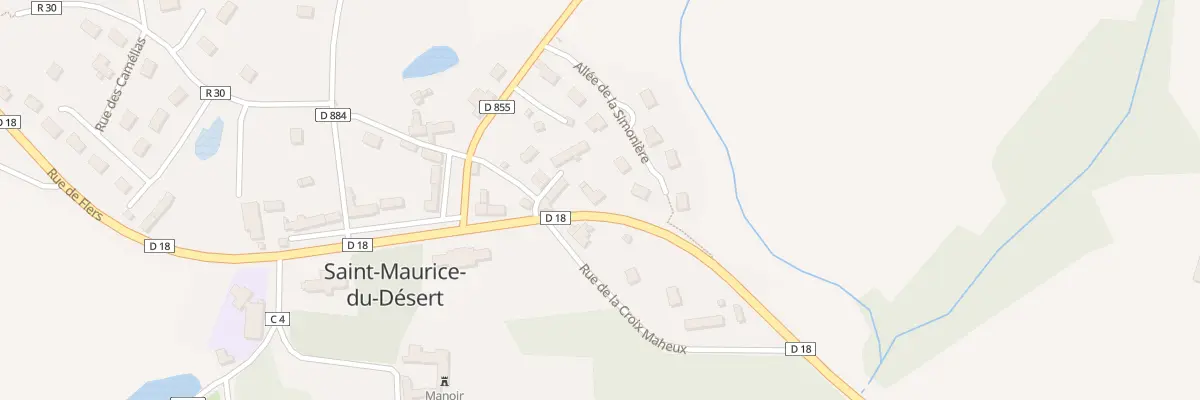 Plan du 6 Imp des Tisserands aux Monts d’Andaine