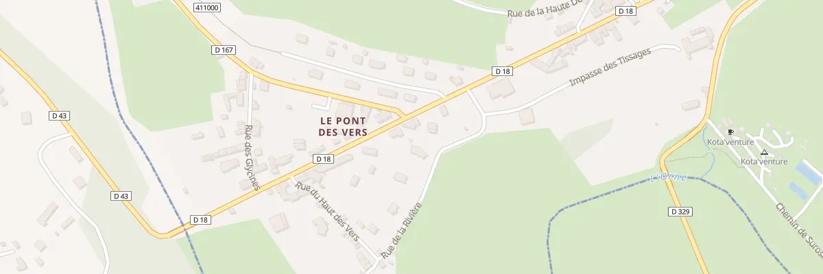 Plan du 1819 Rte du Viaduc au Mesnil-Villement