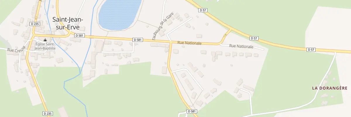 Plan du 32 Rue Nationale à Blandouet-Saint Jean