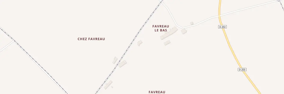 Plan du 5131 Favreau de Bas à Tugéras-Saint-Maurice