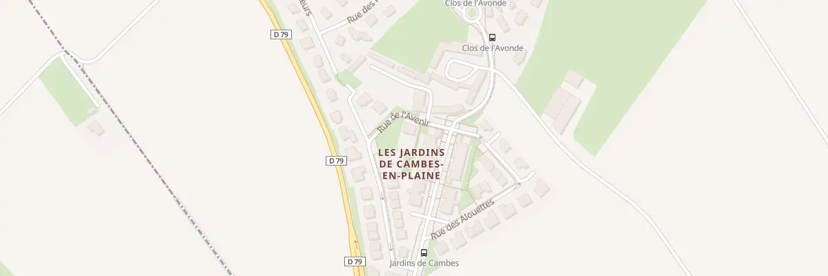 Plan du 19 Rue de l’Avenir à Cambes-en-Plaine
