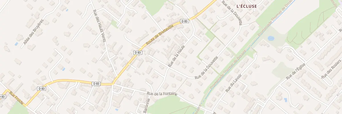Plan du 18 Rue de la Haule à Douvres-la-Délivrande