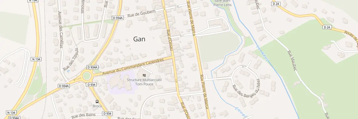 Plan du 49 Rue d’Ossau à Gan