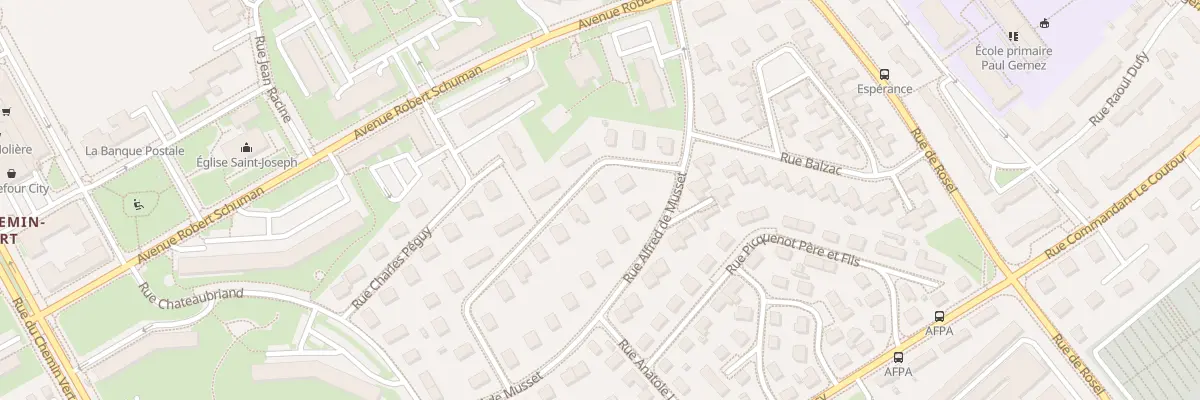 Plan du 5 Rue Paul Verlaine à Caen