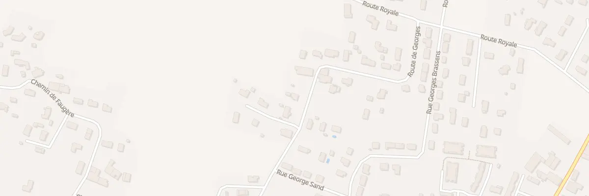 Plan du 320 Rte de Georges à La Lande-de-Fronsac