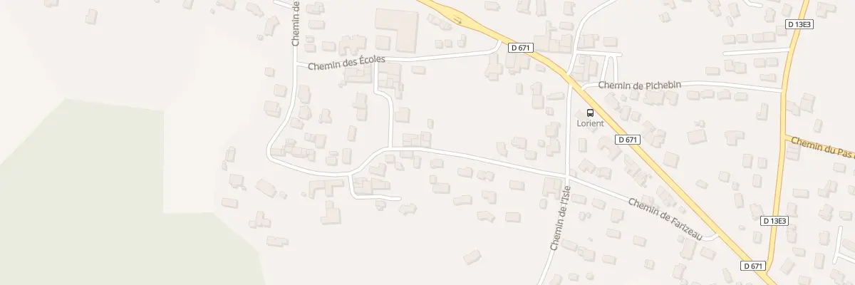 Plan du 258 Candelon à Sadirac