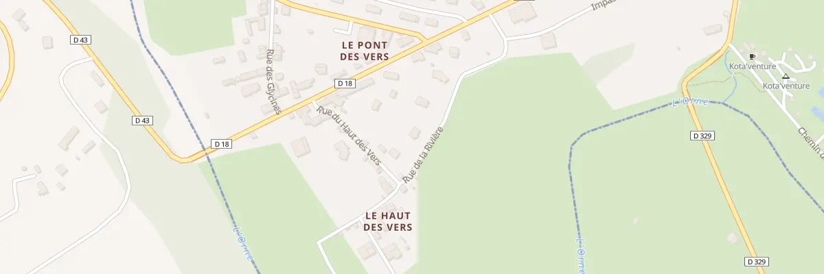 Plan du 186 Rue de la Rivière au Mesnil-Villement