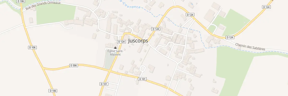 Plan du 175 Grand Rue à Juscorps