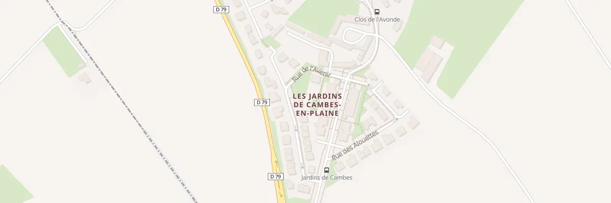 Plan du 21 Rue de l’Avenir à Cambes-en-Plaine