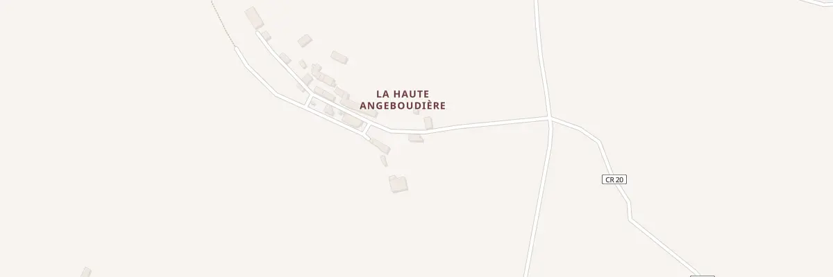 Plan du 1 La Haute Angeboudière à Chevaigné-du-Maine