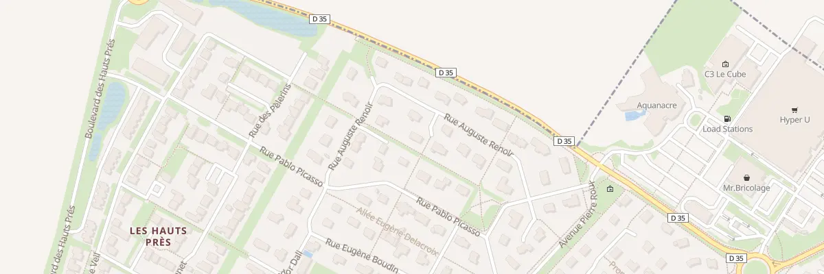 Plan du 13 Rue Auguste Renoir à Douvres-la-Délivrande