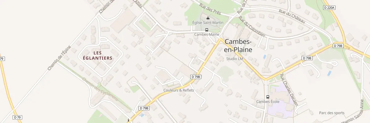 Plan du 8A Rue du Manoir à Cambes-en-Plaine