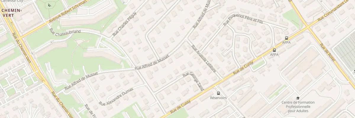 Plan du 33 Rue Alfred de Musset à Caen